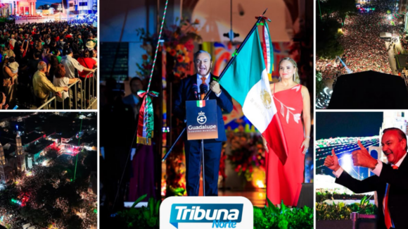 NL: Héctor García encabeza Grito de Independencia en Guadalupe ante más de 10 mil