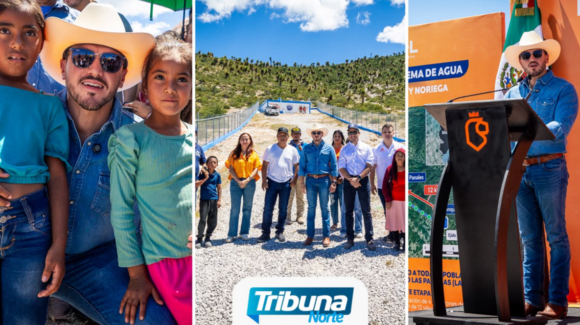 NL: Samuel García supervisa rehabilitación del sistema de agua en Ejido Las Palomas