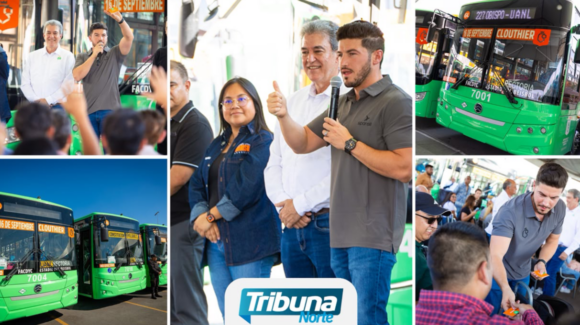 Nuevo León amplía la flota de transporte público con modernas unidades