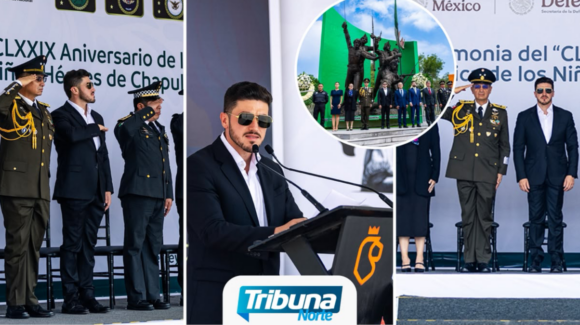 Samuel García conmemora a los Niños Héroes y llama a impulsar México desde NL