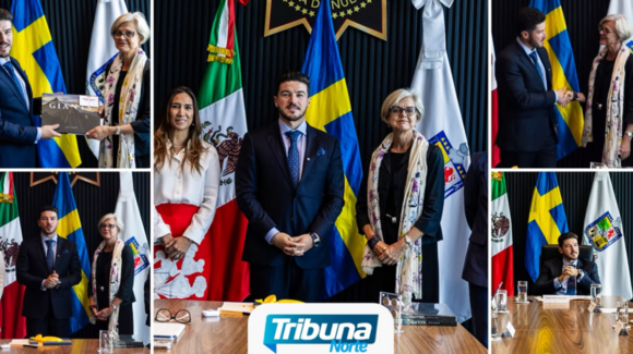 Samuel García y embajadora de Suecia consolidan lazos comerciales en NL