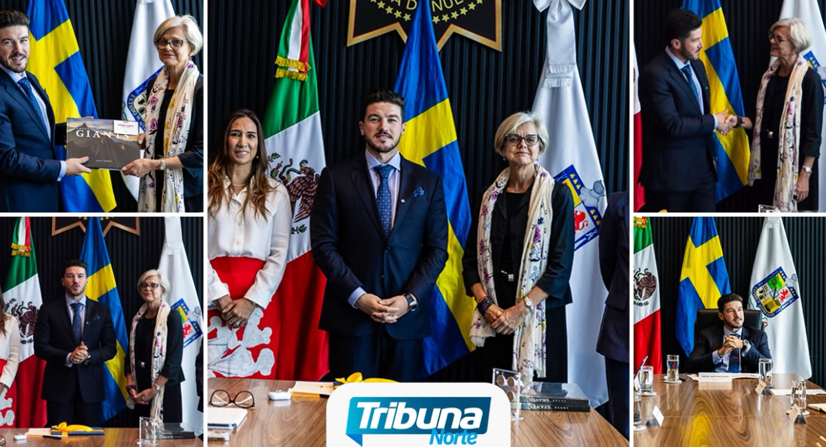 Samuel García y la embajadora de Suecia consolidan lazos comerciales en Nuevo León