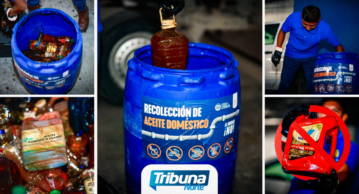 Servicios de Agua y Drenaje de Monterrey recolecta 500 litros de aceite doméstico mediante la campaña ‘Al Drenaje No’
