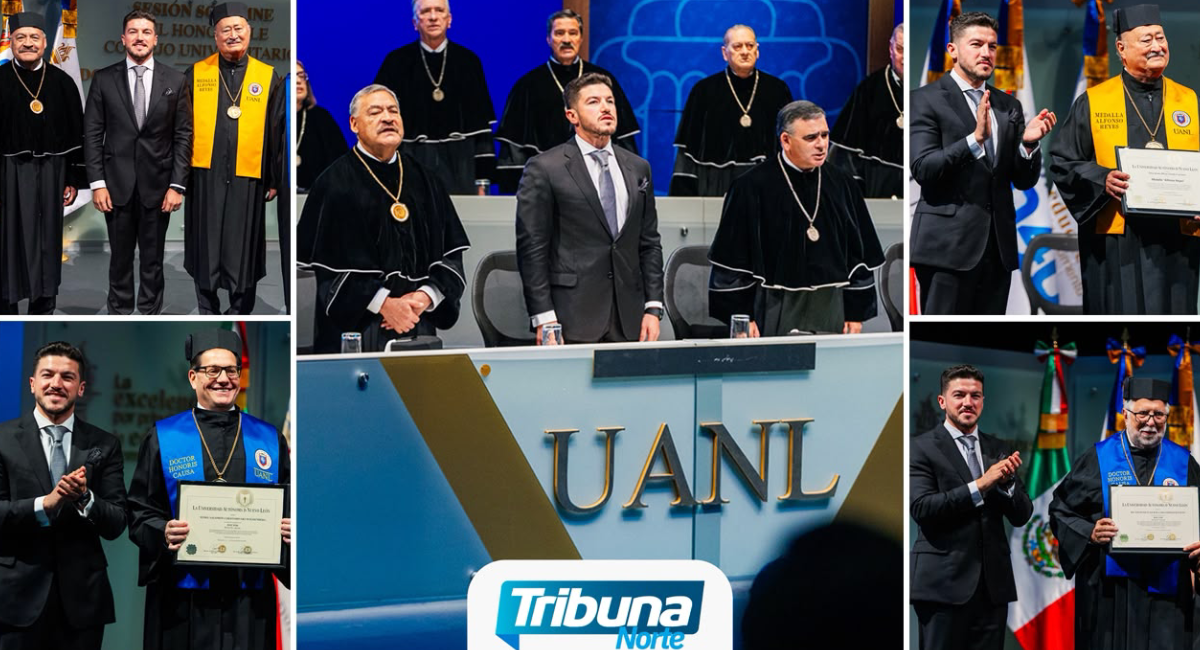 Samuel García encabeza la entrega de distinciones Doctor Honoris Causa y Medalla Alfonso Reyes en la UANL