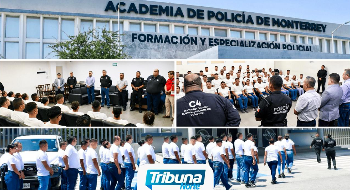 Inician proceso de formación 41 nuevos cadetes en la Policía de Monterrey
