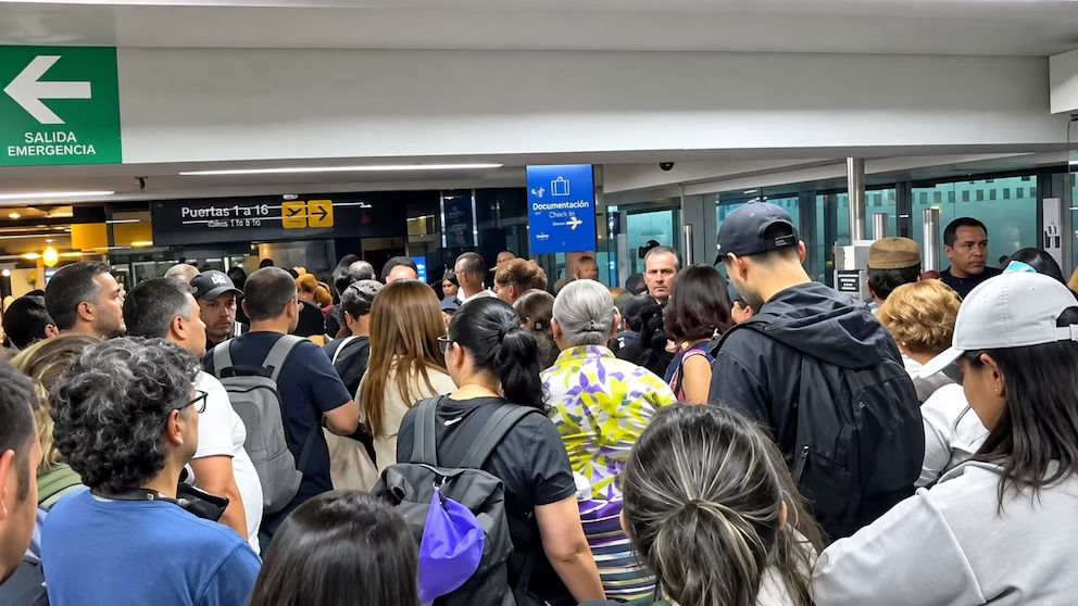 Tormentas en el Aeropuerto Internacional de la Ciudad de México dejan varados a usuarios de Air France
