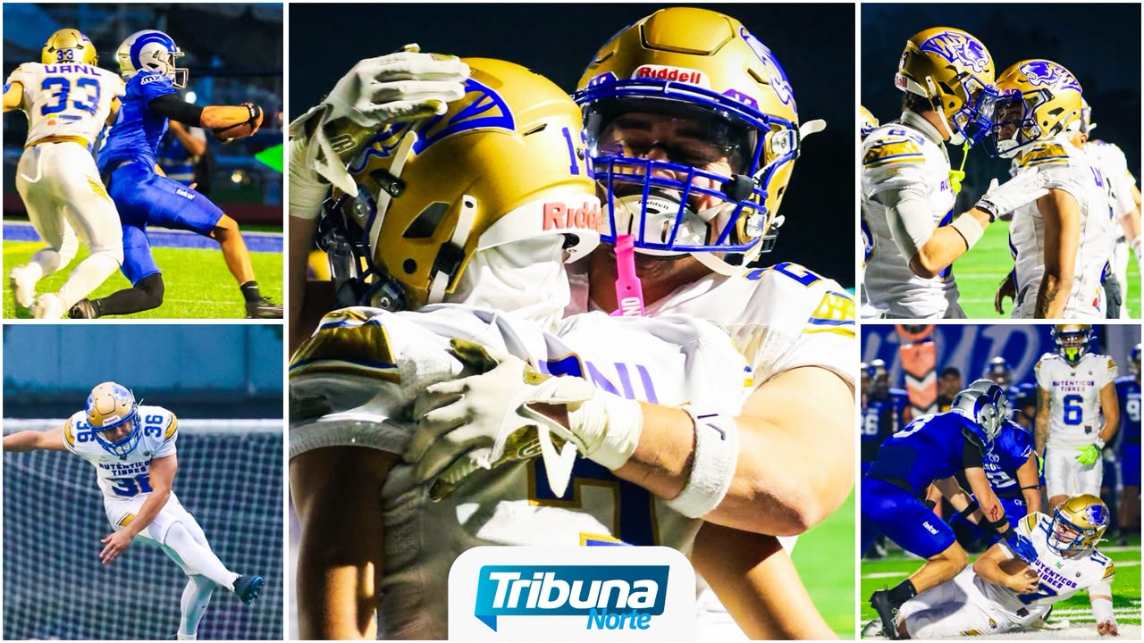 Con solidez defensiva, Auténticos Tigres derrota 31-14 a domicilio a Borregos Ciudad de México consolidando un arranque de temporada perfecto.