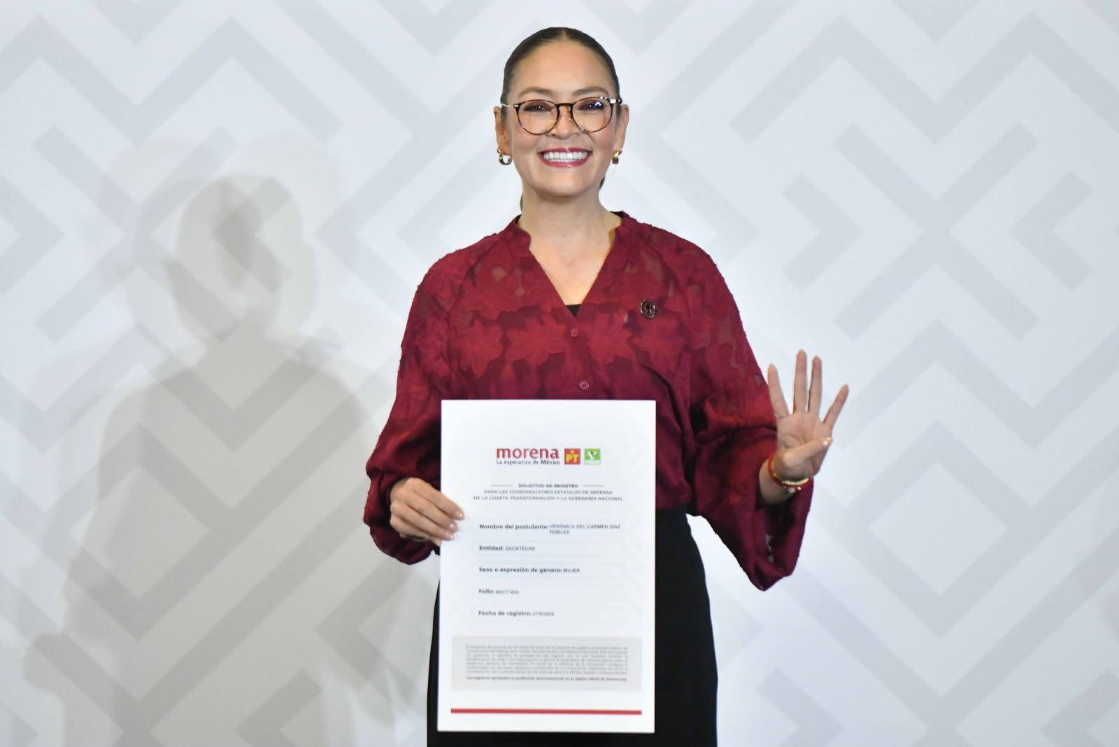 Verónica Díaz Robles asume liderazgo de Morena en Zacatecas rumbo a 2027; es elegida como coordinadora