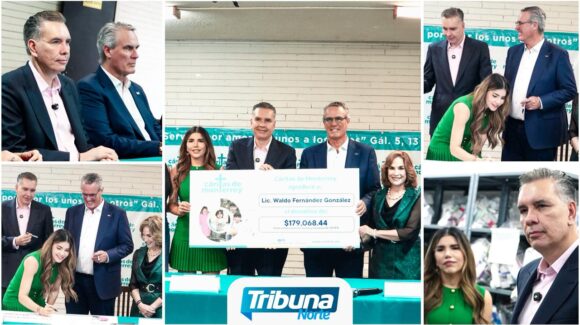 Cáritas de Monterrey recibe quinto donativo derivado de acuerdo reparatorio por 179 mil pesos
