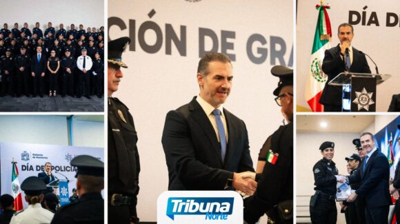 Municipio de Monterrey otorga ascensos a 100 elementos policiacos y viales