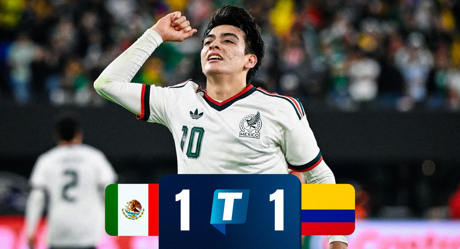 La Selección Mexicana empata 1-1 ante Colombia