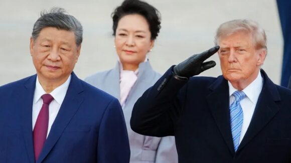Trump recibe a Xi Jinping en su llegada a Washington para su primera visita de Estado en más de una década