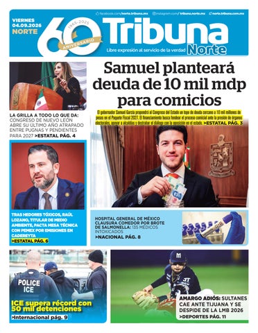 Cubierta de la versión impresa del 03 Sep 2026