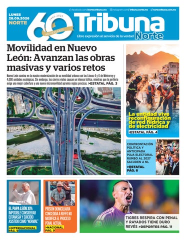 Cubierta de la versión impresa del 27 Sep 2026