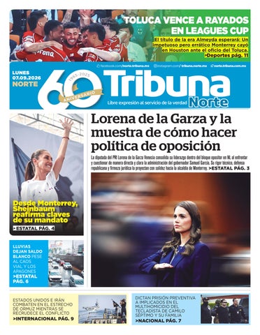 Cubierta de la versión impresa del 06 Sep 2026