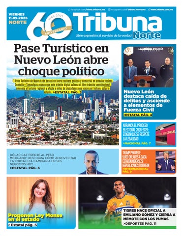Cubierta de la versión impresa del 10 Sep 2026