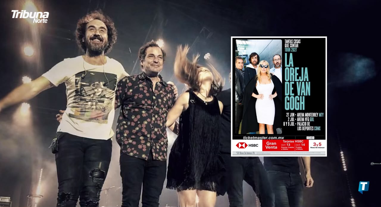 Llegará a Monterrey la gira conmemorativa de tres décadas de trayectoria de la Oreja de Van Gogh