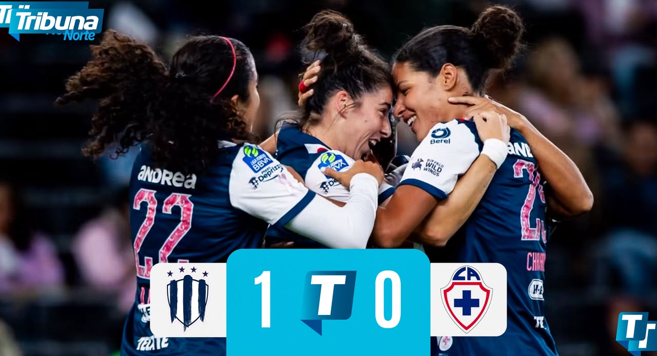 Monterrey derrota 1-0 a Cruz Azul y amarra su clasificación en la Liga MX Femenil