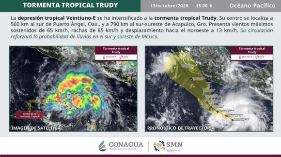 Guerrero activa alerta por tormenta tropical ‘Trudy’; despliegan 15 mil 727 efectivos y preparan refugios