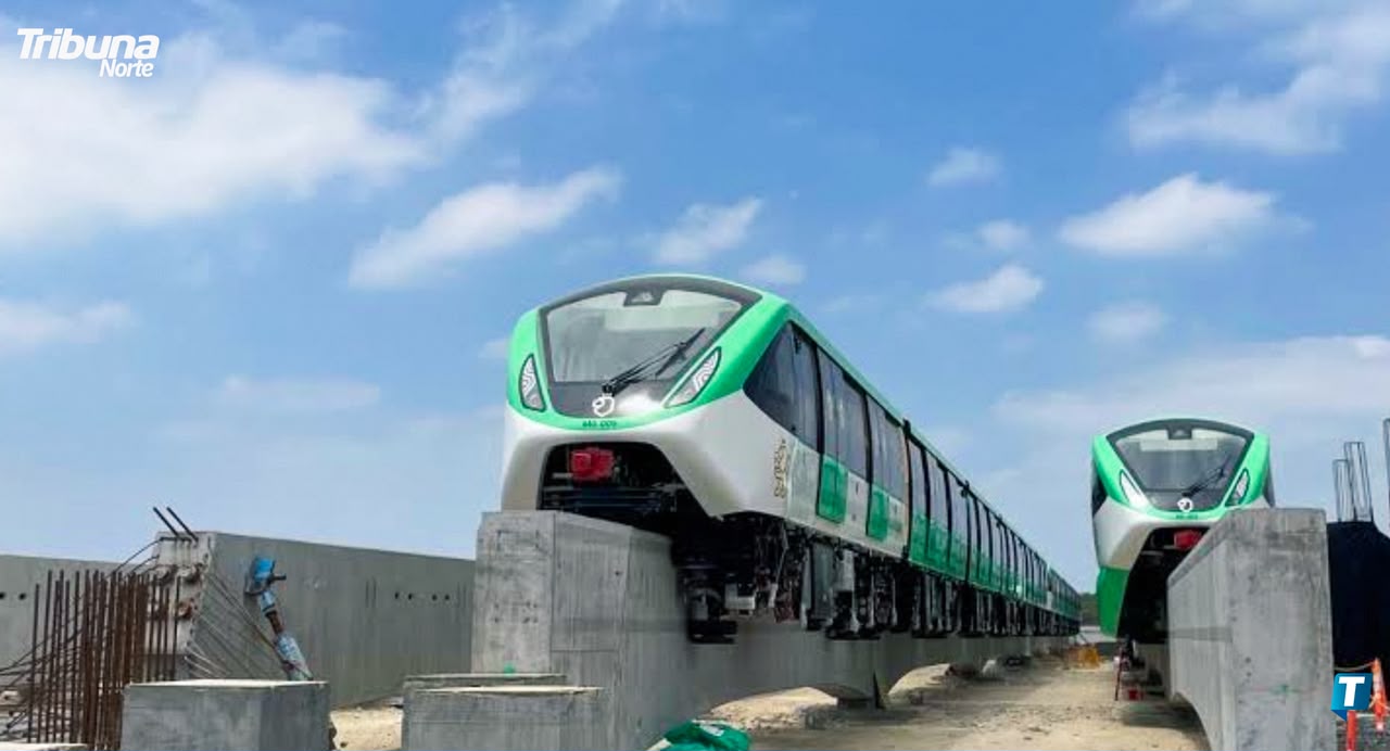 Captan unidades del nuevo monorriel en pruebas sobre la infraestructura de la Línea 6