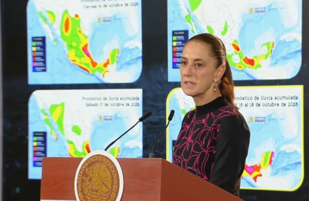 Sheinbaum anuncia apoyo para mil 500 viviendas afectadas por ‘Rachel’ en Baja California