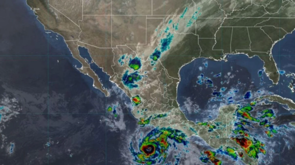 Huracán ‘Trudy’ baja a categoría 1 y se ubica al suroeste de Acapulco; permanece bajo vigilancia