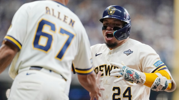 MLB: Cerveceros vencen 3-2 a Tampa Bay en el primer juego de la Serie Mundial