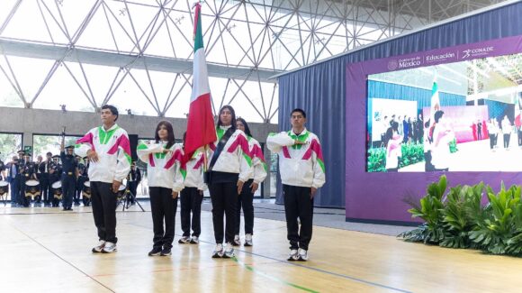 Abanderan a la delegación mexicana rumbo a los Juegos Olímpicos de la Juventud Dakar 2026