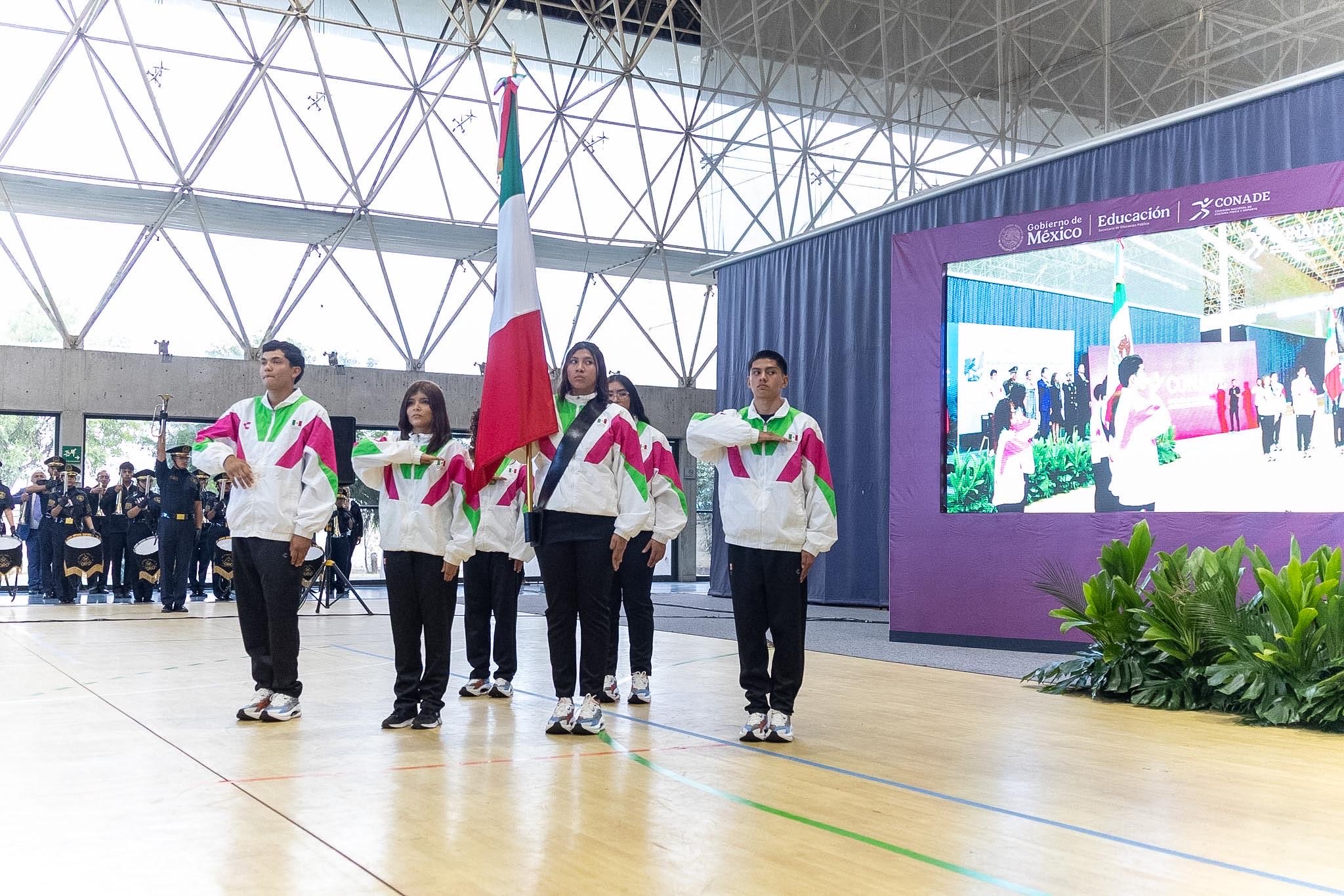 Abanderan a la delegación mexicana rumbo a los Juegos Olímpicos de la Juventud Dakar 2026