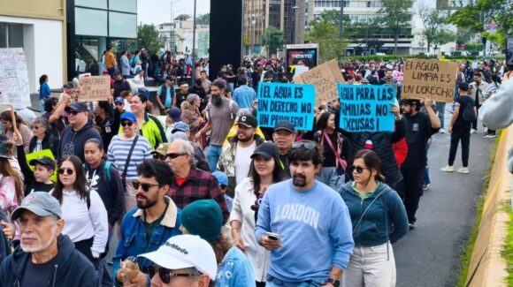 CNDH llama a Jalisco a respetar los derechos humanos tras protesta por el agua