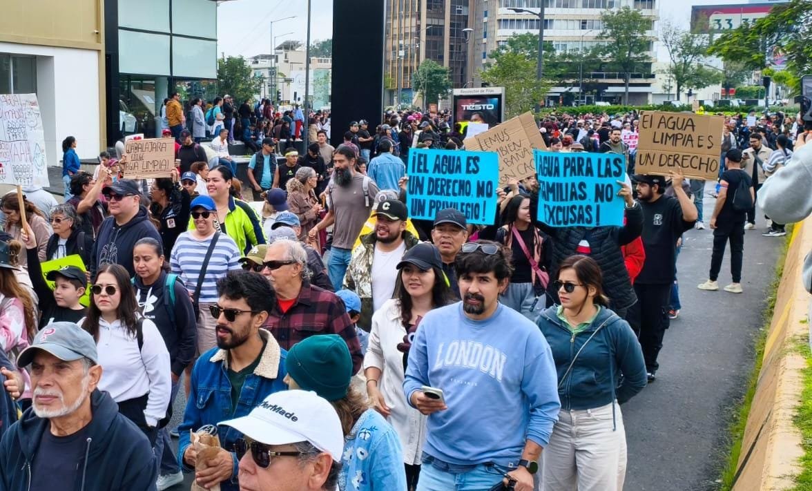CNDH llama a Jalisco a respetar los derechos humanos tras protesta por el agua