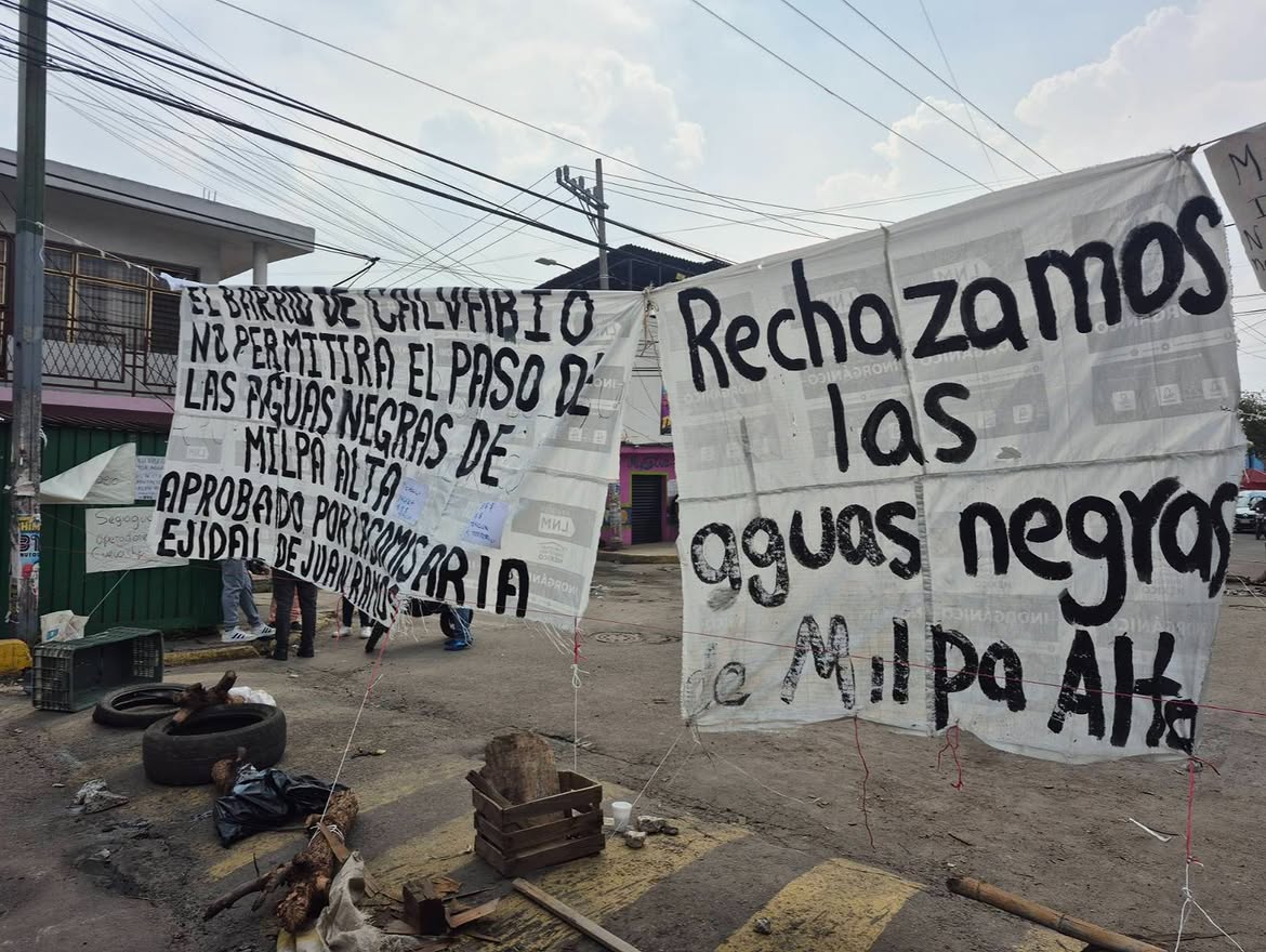 CDMX: Comuneros de San Gregorio Atlapulco acusan desvío de aguas negras a cultivos