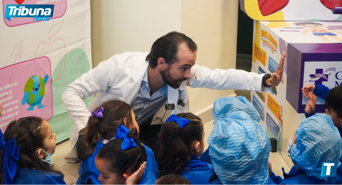 Christus Muguerza Sur acerca la medicina a preescolares mediante programa ‘Hospitour’