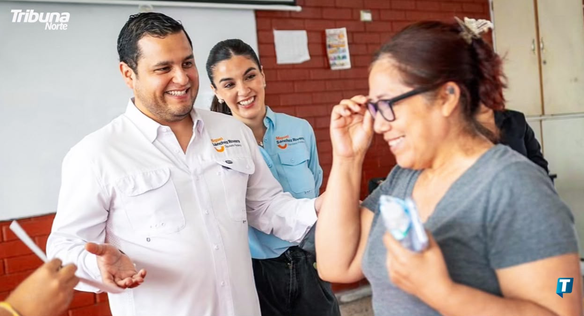 Beneficia Miguel Sánchez Rivera a habitantes de General Zuazua con jornada visual