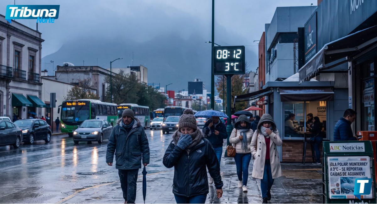 Prevé Conagua lluvias aisladas y ambiente fresco para este lunes en Nuevo León