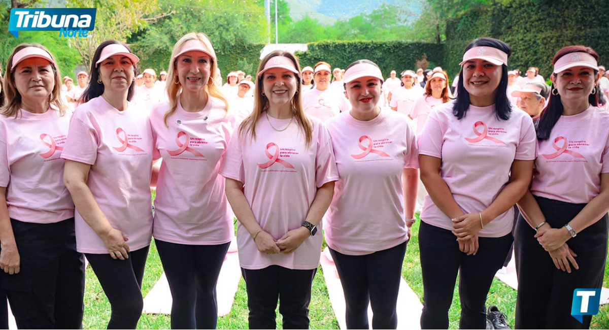 Secretaría de Salud de Nuevo León conmemora Día Mundial contra el Cáncer de Mama con encuentro de bienestar