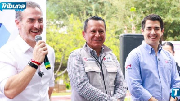 Adrián de la Garza encabeza inicio de obras públicas en colonias del sur de Monterrey