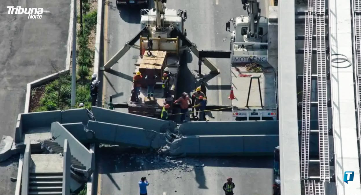 Retirarán en su totalidad el puente peatonal de la avenida Constitución en Monterrey