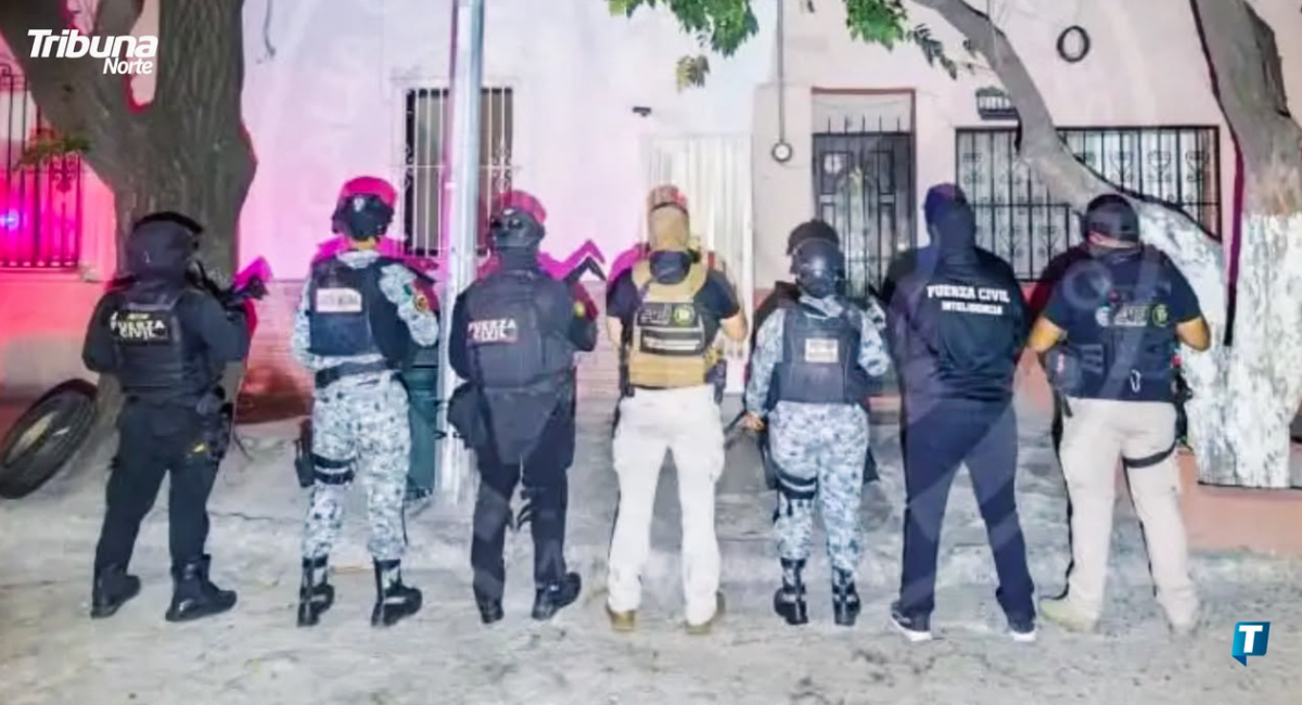 Autoridades estatales y federales ejecutan once cateos en Monterrey con saldo de 7 detenidos