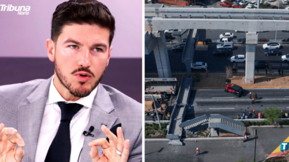 Samuel García responsabiliza a constructora del Metro por caída de puente en Monterrey