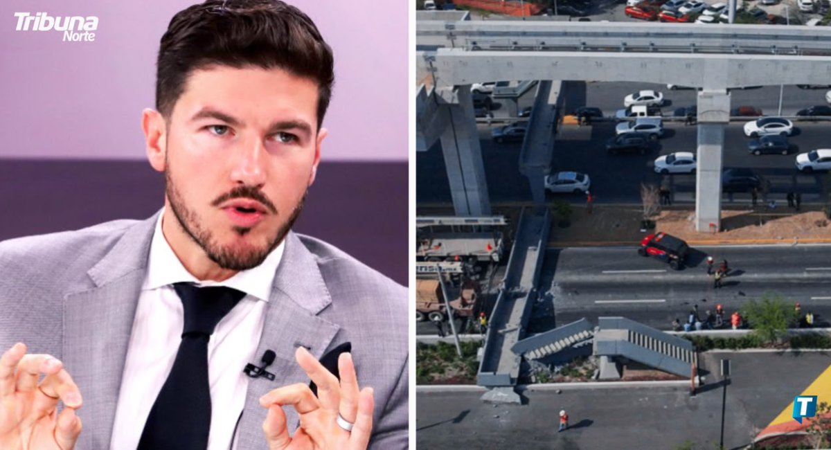 Responsabiliza Samuel García a constructora del Metro por caída de puente en Monterrey