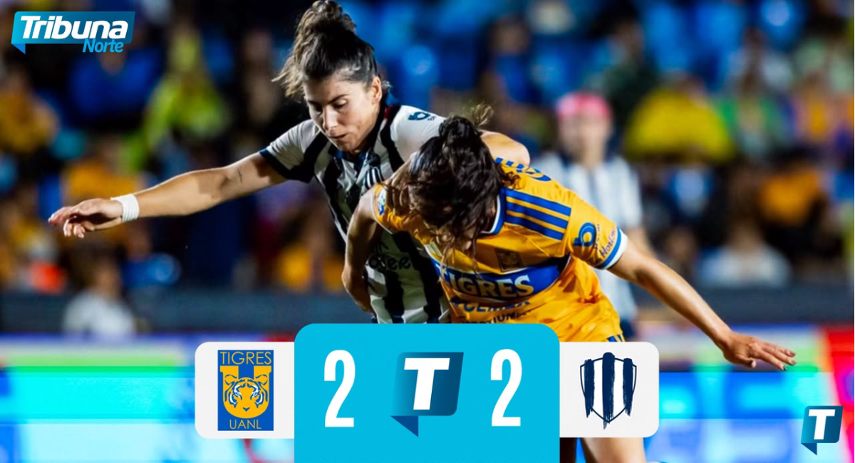 Tigres Femenil rescata el empate ante Rayadas en vibrante edición del Clásico Regio 47