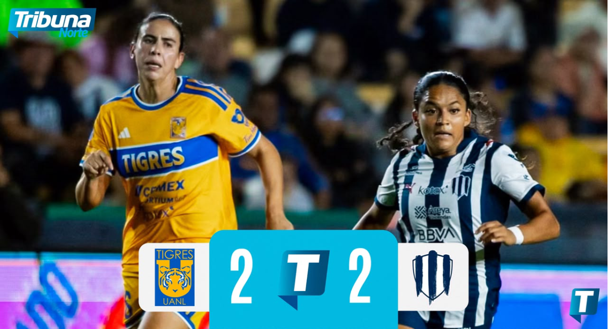 Tigres Femenil rescata el empate ante Rayadas en vibrante edición del Clásico Regio 47