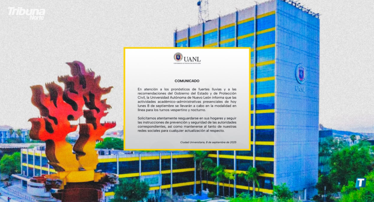 Implementa la UANL clases a distancia este viernes por condiciones meteorológicas