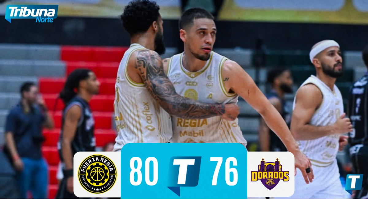 Con 18 triples, Fuerza Regia se impone 101-90 ante Dorados en el arranque de la serie
