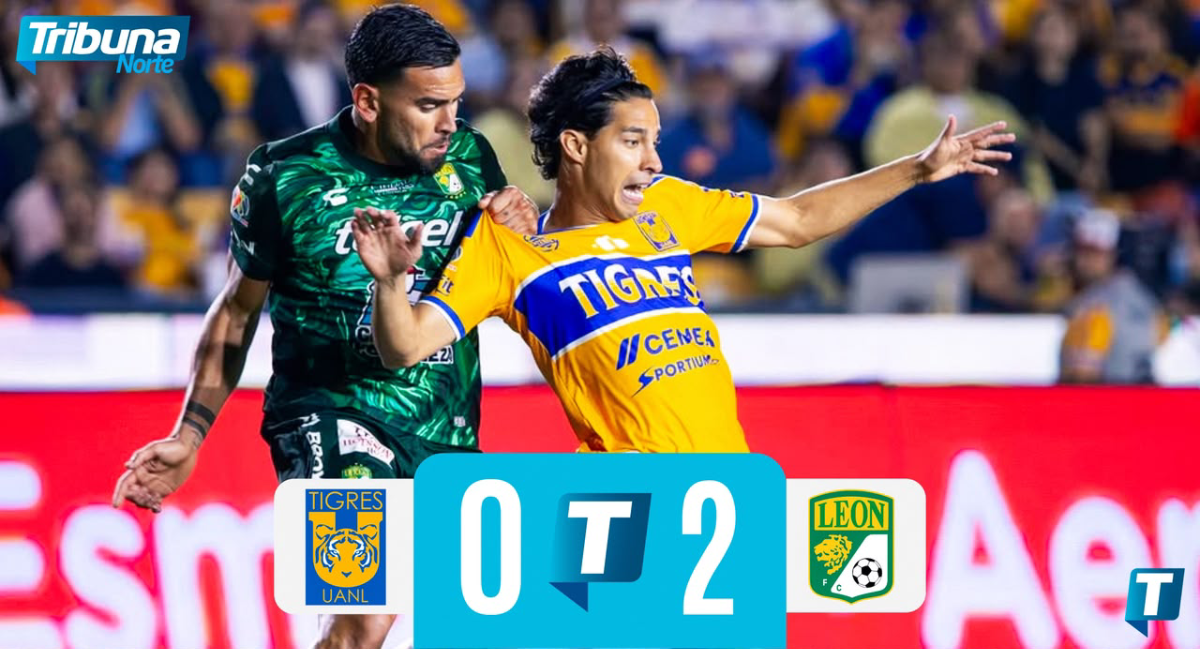 Derrota 0-2 en ‘El Volcán’ ante León deja a Tigres con escasas opciones de Liguilla en el Apertura 2026