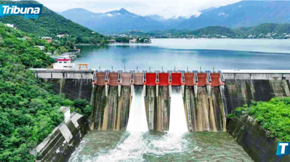 NL: Presa La Boca alcanza el 99.63% de almacenamiento tras lluvias de octubre