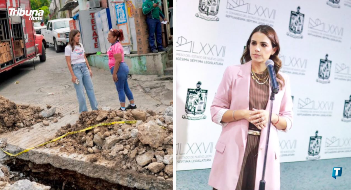 Pide la diputada Lorena de la Garza concluir pavimentación tras reparaciones de Agua y Drenaje