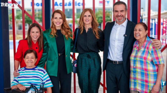 Annabelle Larouche, cónsul de Canadá, recorre las instalaciones del DIF Monterrey
