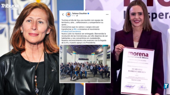 Tatiana Clouthier critica elección interna de Morena en Nuevo León